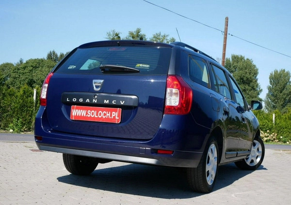 Dacia Logan cena 22700 przebieg: 231000, rok produkcji 2016 z Jeziorany małe 254